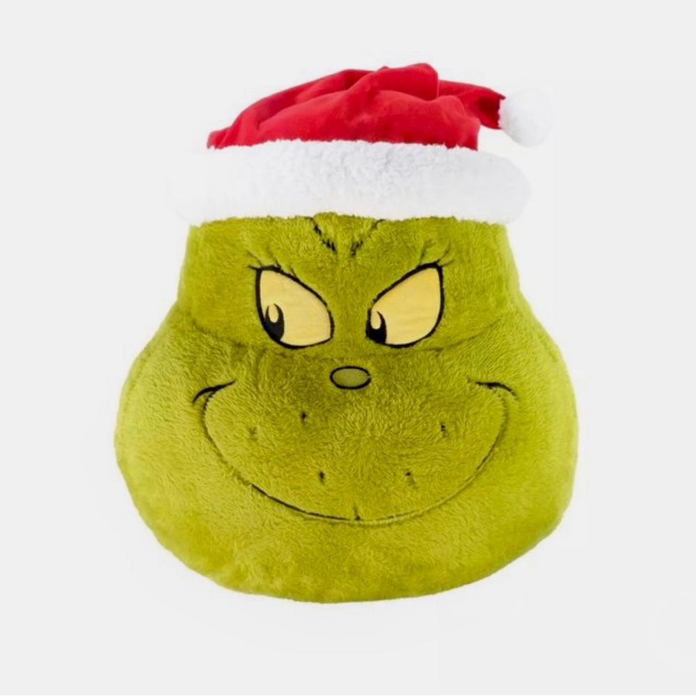 18"x16" Dr. Seuss The Grinch Christmas Throw Pillow - Target